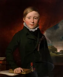 Egy ismeretlen fiú portréja (állítólag Oliver Minster), 1825 körül (olaj, vászon)