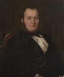 Egy ismeretlen férfi portréja, 1840 körül (olaj, vászon)