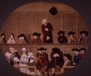 Quaker találkozó (színes litó)