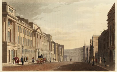 A Regent Street a londoni Quadrant felé néz