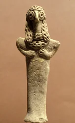 Asera figurája, kánaáni, ie 999-600 (agyag)