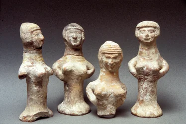 Asera figurái, kánaáni, ie 999-600 (agyag)