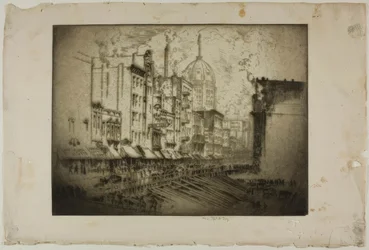 Chicago – Clark Street, Harrison Street sarkán