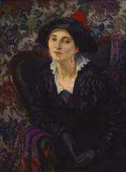 Pauline, a művész felesége (olaj, vászon)