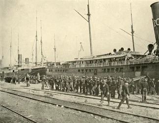 13. gyalogság a gyakorlat után, spanyol-amerikai háború, 1898. június, 1899.