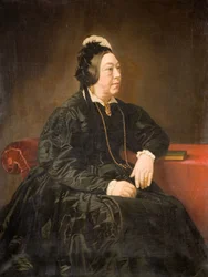 Amelia Elizabeth Tranter asszony portréja, 1877.