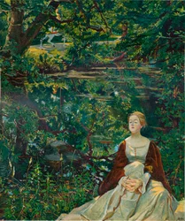 Byam Shaw festményéről, 1899