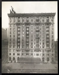 Hotel Woodstock a 127 West 43rd Street-en, New York, 1911 vagy 1912 (ezüstzselatinos nyomat)