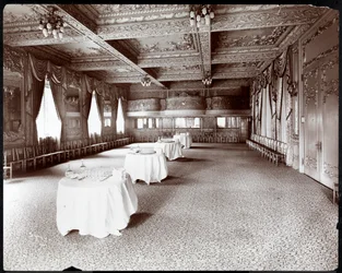 A Hotel Delmonico fogadószobája, 1902 (ezüst zselatin nyomat)