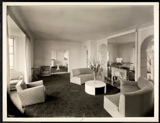 A Hotel St. Regis penthouse szalonja, 1937 (ezüst zselatin nyomat)