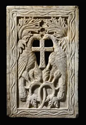 Panel két pávával, 501-700