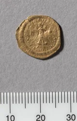 I. Justinianus fél Tremissis, Konstantinápoly, 527-565 (arany)