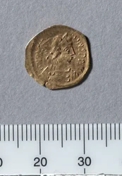 I. Justinianus fél Tremissis, Konstantinápoly, 527-565 (arany)