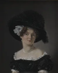 Mathilde Theresia von Irgens-Bergh, született Holsten, Mathias Friis von Irgens-Bergh felesége
