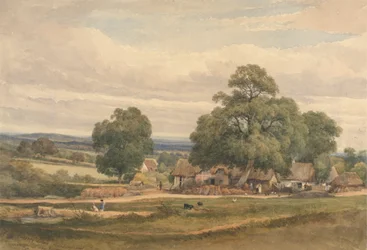 Emerey Down Lyndhurst közelében, New Forest, Hants