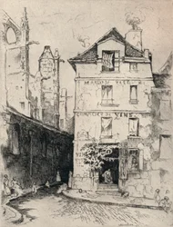 St Etienne-du-Mont közelében, 1915