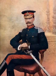JM Babington vezérőrnagy, az 1. lovasdandár parancsnoka Dél-Afrikában, 1902.