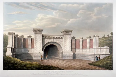 A londoni és birminghami vasút Primrose Hill alagútja, 1837