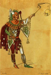 Jelmezterv egy bolond számára a Szentivánéji álomhoz, kb. 1881-93