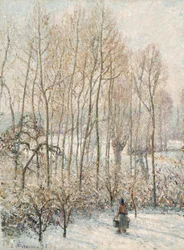 Reggeli napfény a havon, Eragny-sur-Epte