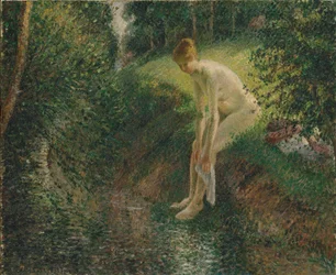 Fürdőző az erdőben, 1895