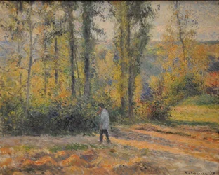 Táj egy vadászral, Pontoise-i táj Pontoise-ban egy vadászral, 1879