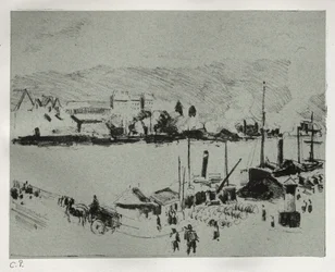 Quai Boieldieu Rouenben, kb. 1896.