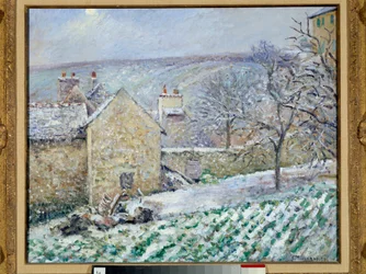 Hóhatás az Ermitázsban. Camille Pissarro (1830-1903) festménye