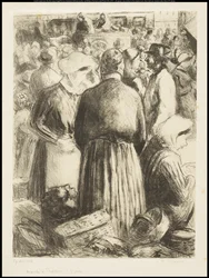 Pontoise-i piac, 1895 körül