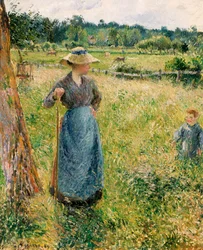 Franciául:  La Faneuse
Spanyolul: Faneuse:  Faneaneuse: La forrajera