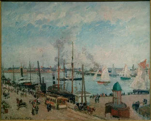 Le Havre kikötője dagálykor
