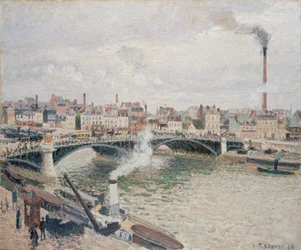 Reggel, egy borús nap, Rouen, 1896.