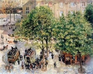 Place du Théâtre-Français, tavasz, 1898