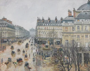 Francia Színház tér, Párizs: Eső