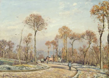 Az út Versailles-ba, Louveciennes: Reggeli fagy
