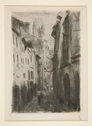 Egy utca ? Rouen (Rue des Arpents) [Egy utca Rouenben (Rue des Arpents)]