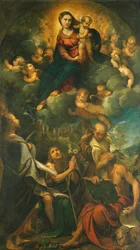 Madonna a dicsőségben, avagy Madonna gyermekkel és szentekkel