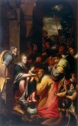 A mágusok imádása, Camillo Procaccini munkája, a modenai Galleria Estense-ben konzervált