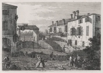 Le Porte Del Dolo (Dolo zárai), a Vedute sorozatból (Nézetek)