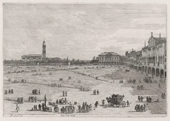 Pr? della Valle (Prato della Vale), a Vedute sorozatból (Nézetek)