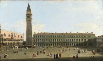 Canaletto - Szent Márk tér, Velence, 1756 körül
