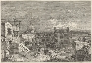 Képzeletbeli kilátás Velencére, 1741.