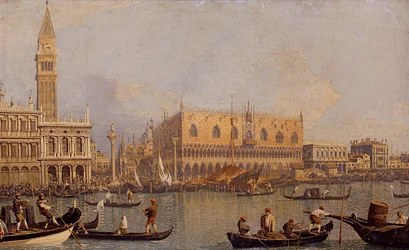 Olasz: Veduta del Palazzo Ducale di Venezia A velencei hercegi palota látképe