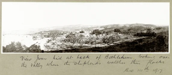Kilátás a Betlehem mögötti dombról, 1917. december 14