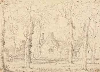 A Crewkerne templom udvarában, 1833. június