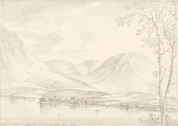 Mellbreak része a Crummock-tó felett, 1835. augusztus 1