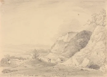 A Carisbrooke kastély délkeleti bástyája, 1830. június 14