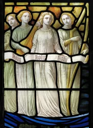 Grappenhall, St Wilfrids, Shrigley és Hunt (1873-1982), Carl Almquist, The Worship Of The Lamb, Angel Musicians, 1886