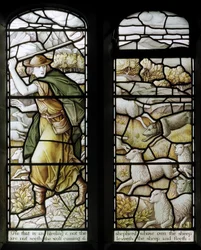Over Wyresdale, Christ Church, Shrigley & Hunt (1873-1982), Carl Almquist, The Shepherds Church, Shepherding, Sheep, 18