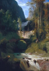 Szurdok Amalfi közelében, 1831